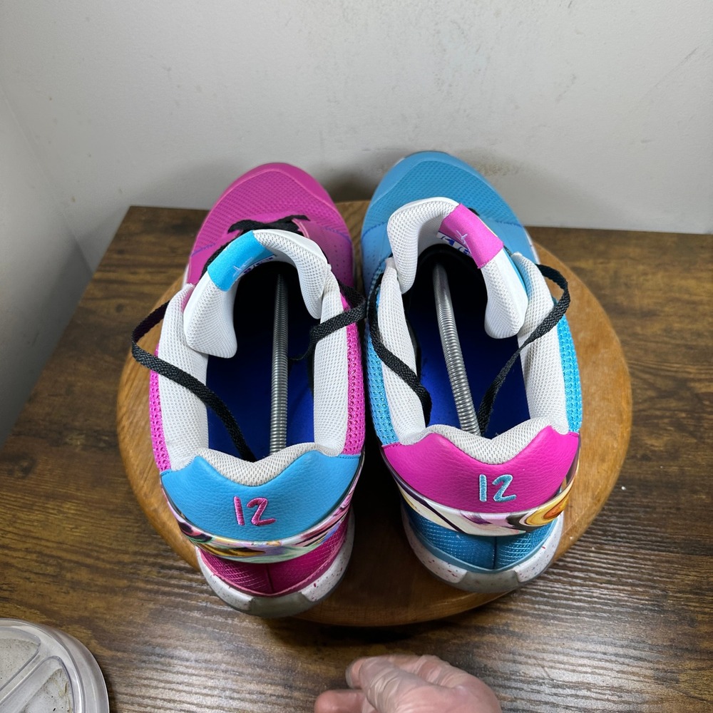 Nike Zoom Freak 1 EYBL Basketball Shoes Men's Size 12 Blue Pink FN5182-900 - Picture 2 of 8